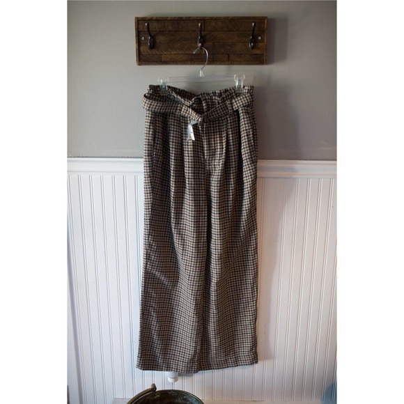 Free People Maryam Paperbag Belted Pants Medium NEW - Picture 4 of 8